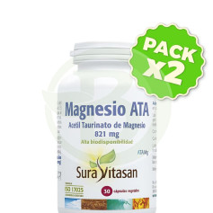 Pack 2x Magnesio Ata 30 Capsule Sura Vitasan