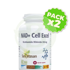 Pack 2x Nad+ Cell Excel 60 Capsule Sura Vitasan