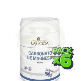 Pack 6x Carbonato De Magnesio 130Gr. Ana M. Lajusticia