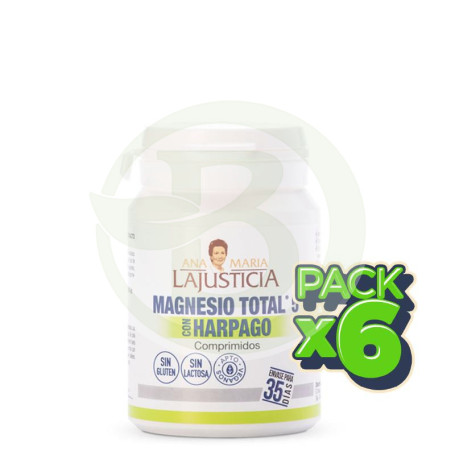 Pack 6x Magnesio Total 5 Sales + Harpago 70 Comprimidos Ana M. la Justic