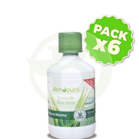 Pack 6x Zumo de Aloe Vera Potencia Máxima 500Ml. Evicro