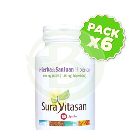 Pack 6x Hierba de San Juan Hipérico Sura Vitasan