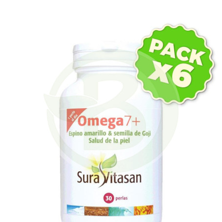Pack 6x Omega 7+ 30 Perlas Sura Vitasan