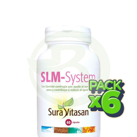 Pack 6x SLM-System 60 Cápsulas Sura Vitasan