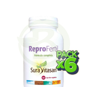 Pack 6x Reprofertil 60 Cápsulas Sura Vitasan