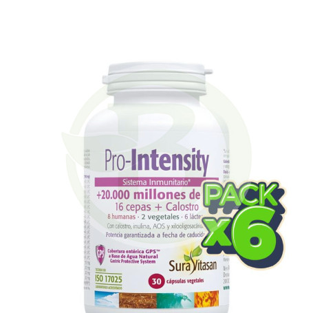 Pack 6x Pro-Intensity 30 Capsulas Sura Vitasan