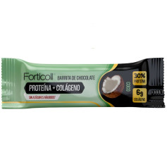 Barretta al Cioccolato Proteina+Collagene Coco 50G Forticoll