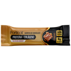 Barretta al Cioccolato Proteina+Collagene Caramello 50G Forticoll