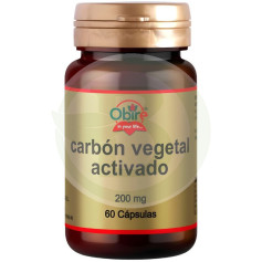 Carbone Vegetale Attivo 200Mg 60 Capsule Obire