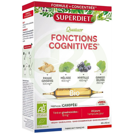 Funzioni cognitive Quartet Bio 20 Fiale Superdiet