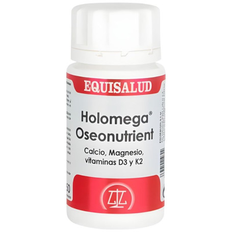Holomega Oseonutrient Ca y Mg con D3/K2 50 Capsule Equisalud