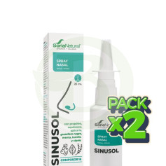 Pack 2x Composor 16 Sinusol Spray Nasale 25ml Soria Natural