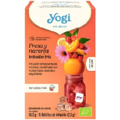 Fragola e Arancia Infusione Fredda 15 Filtri Yogi Tea