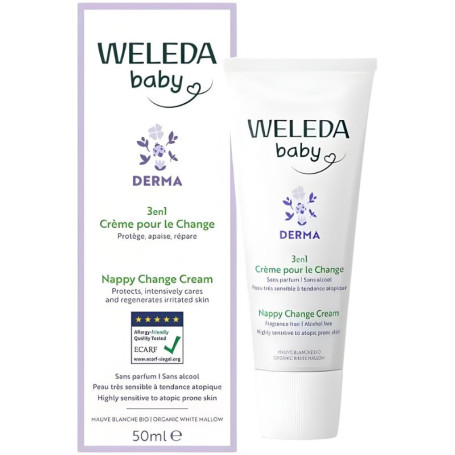 Crema Pannolino Derma 3 in 1 50Ml Weleda