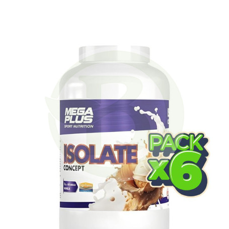 Pack 6x Isolate Concept Vainilla 1Kg Megaplus