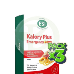 Pack 3x Kalory Plus Emergency 2000 24 Compresse Esi