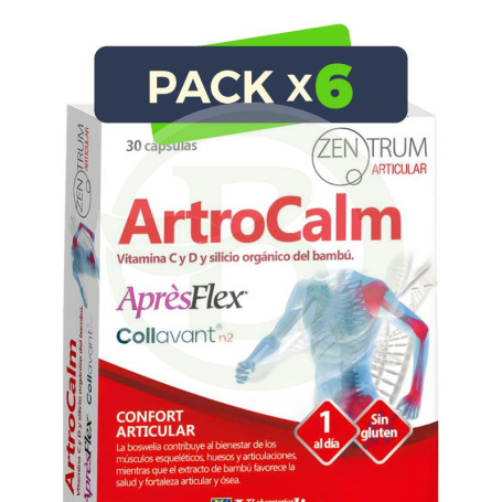Pack 6x Zentrum Artrocalm 30 Cápsulas Ynsadiet