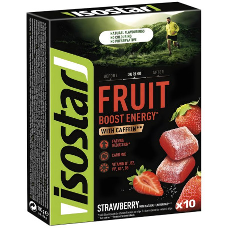 Energy Fruit Boost Gusto Fragola 10 Caramelle gommose Isostar