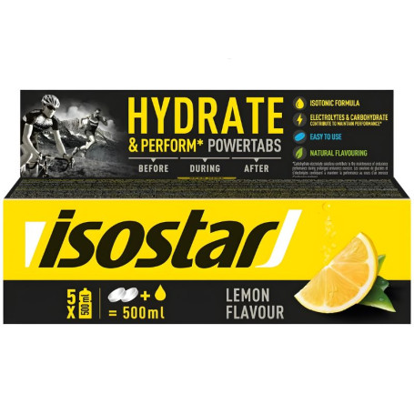 Powertabs Gusto Limone 10 Compresse Effervescenti Isostar