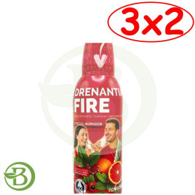 Pack 3x2 Drenantia Fire 600Ml Novadiet