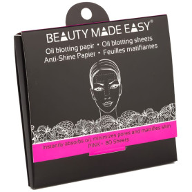 Carta Assorbente Rosa 80 Fogli Beauty Made Easy