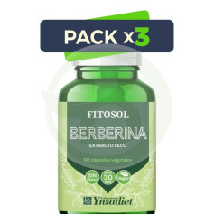 Pack 3x Fitosol Berberina 60 Capsule Ynsadiet