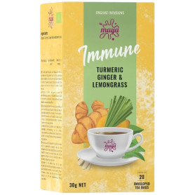 Immune Curcuma, Erba Limone e Zenzero 20 Filtri Maya Organic