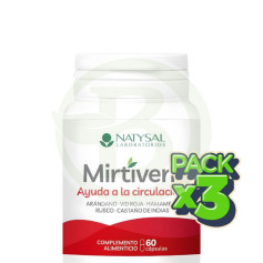 Pack 3x Mirtiven 60 Capsule Natysal