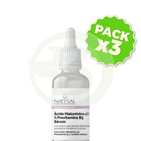 Pack 3x Sérum Ácido Hialurónico 4D y Provitamina B5 20Ml Natysal