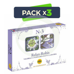 Pack 3x Relax Robis N-3 60 Compresse Robis