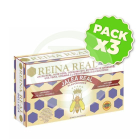 Pack 3x Reina Real Belleza 20 Ampollas Robis