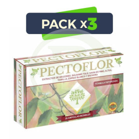 Pack 3x Pectoflor 20 Ampollas Robis