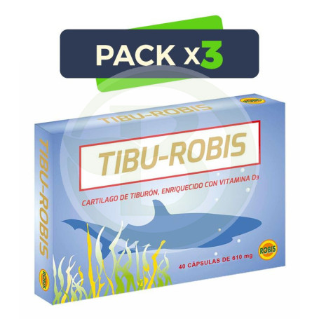 Pack 3x Tibu Robis 40 Cápsulas Robis