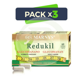 Pack 3x Redukil (Glucomanano) Marnys