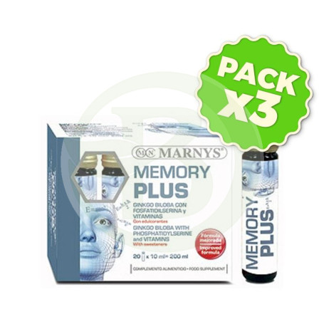 Pack 3x Memory Plus Viales Marnys