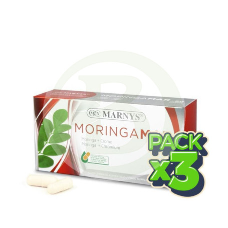 Pack 3x Moringamar 60 Cápsulas Marnys