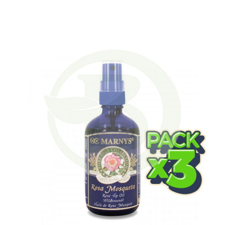 Pack 3x Aceite Rosa Mosqueta Spray 100Ml. Marnys