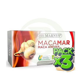 Pack 3x Macamar 60 Capsulas Marnys