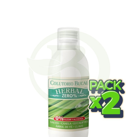 Pack 2x Colutorio Herbal Zero 250Ml Natysal
