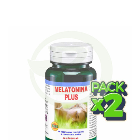 Pack 2x Melatonina Plus 1,9Mg. 30 Cápsulas Robis