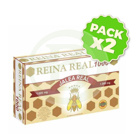 Pack 2x Reina Real 1000 20 Ampollas Robis