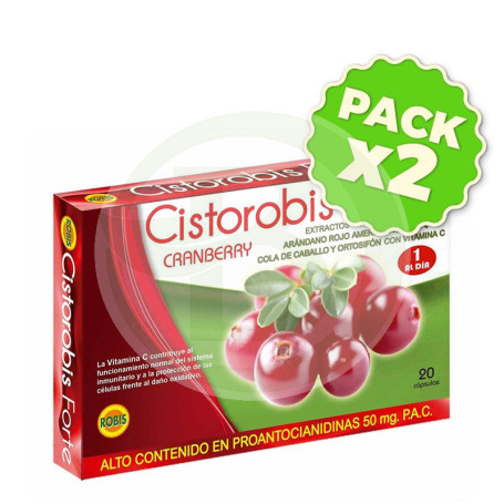 Pack 2x Cistorobis Forte 20 Cápsulas Robis