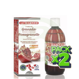 Pack 2x Zumo de Granada 500Ml. Marnys