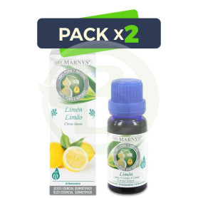Pack 2x Aceite Esencial Alimentario de Limón 15Ml. Marnys