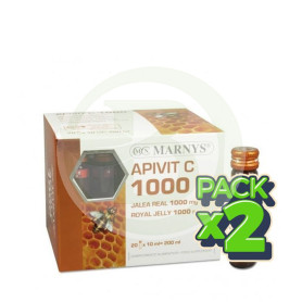Pack 2x Apivit C 1000 20 Viales Marnys
