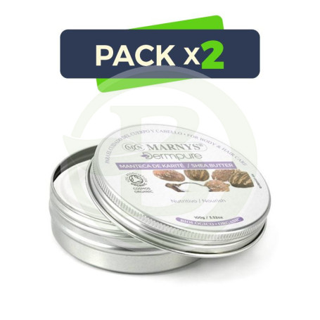 Pack 2x Manteca de Karité Bio 100Gr. Marnys