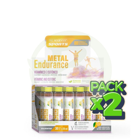 Pack 2x Metal Endurance 30x25Ml. Marnys Sport