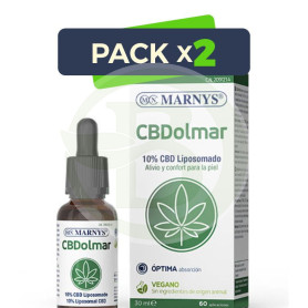 Pack 2x Cbdolmar (Cbd 10 %) 30 Ml Marnys