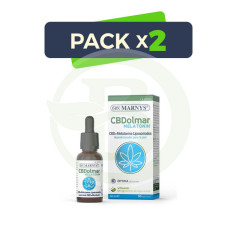 Pack 2x Cbdolmar Melatonin ( Cbd 3%) 30 Ml Marnys