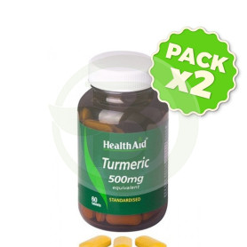 Pack 2x Cúrcuma (Curcuma Longa) Health Aid